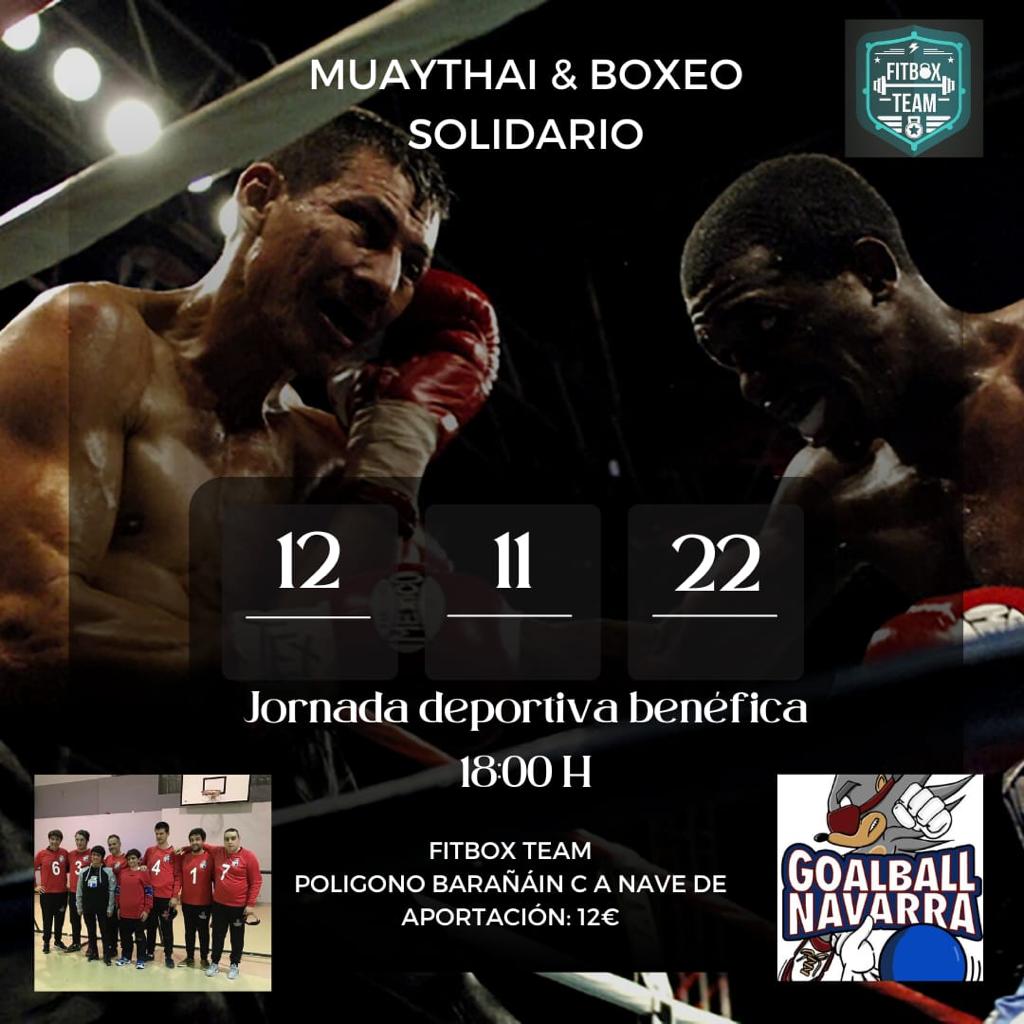 Jornada deportiva ben&eacute;fica a favor de Goalball Navarra